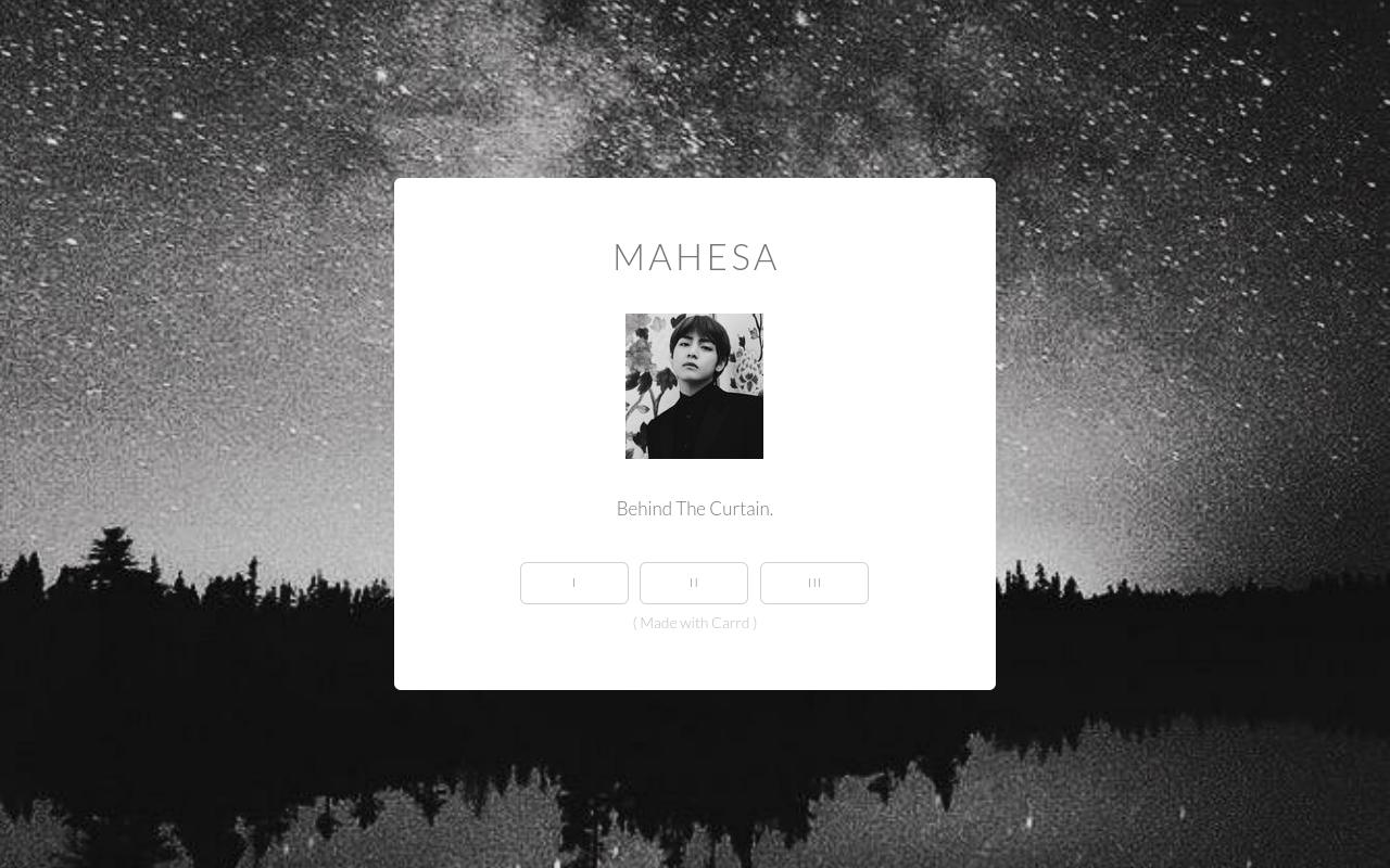 Carrd profile picture for @precisely